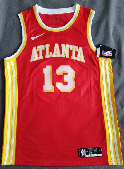 NBA 13 Bogdanovic Atlanta Hawks 20-21 Maillot Rouge